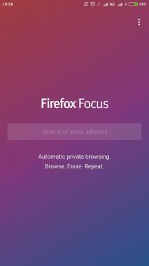 Firefox Focus - navegador móvil a paranoide y económica