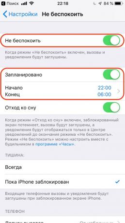 Configuración de iPhone de Apple: utilizar el modo "No molestar"