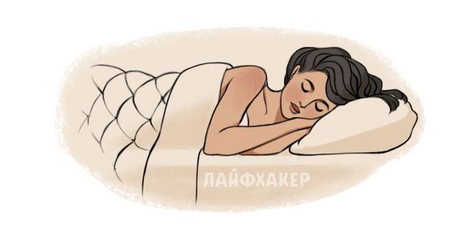 postura para dormir