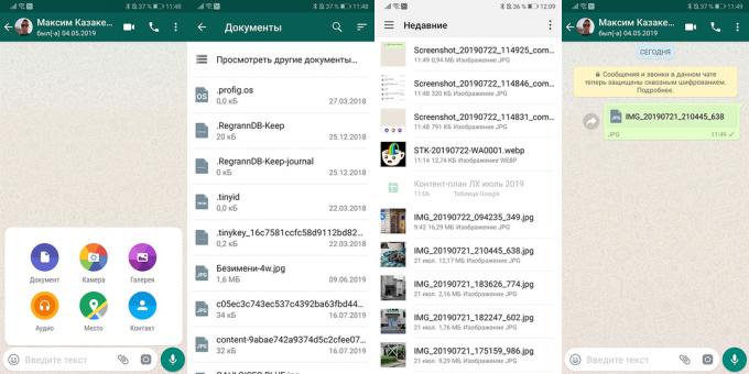 ¿Cómo enviar una foto en tamaño completo en WhatsApp para Android