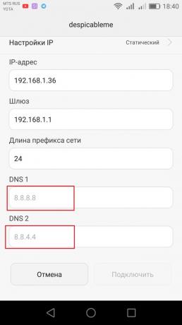 Cómo configurar el servidor DNS en Android