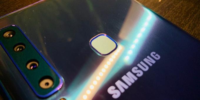 Samsung Galaxy A9: sensor de huella digital