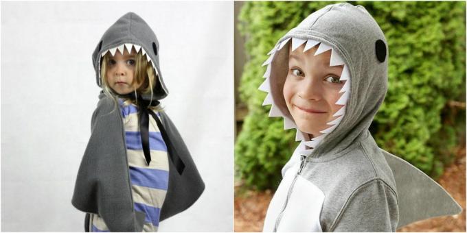 Cómo hacer un disfraz de tiburón