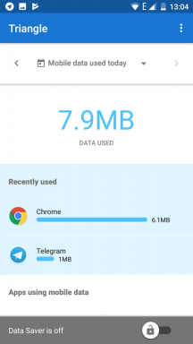 Triángulo - una nueva aplicación de Google para conservar el tráfico de datos móviles