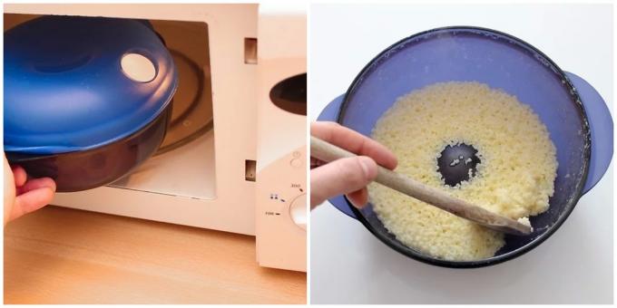 Cómo cocinar la quinua en un horno de microondas