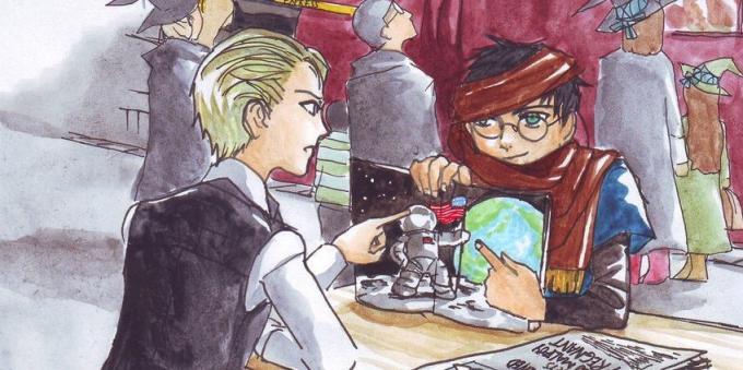 Harry Potter y los métodos de pensamiento racional: Ilustración de libros