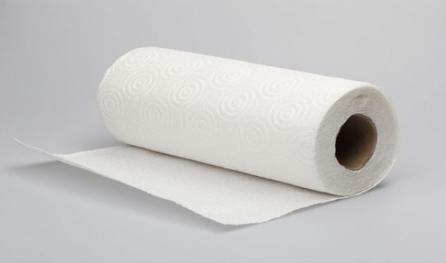 El uso de toallas de papel en el hogar