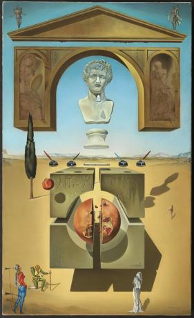 "Desmaterialización bajo las narices de Nero". Salvador Dalí