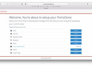 Pomodone - Productividad Temporizador para los problemas de Wunderlist, Trello, Evernote y Todoist