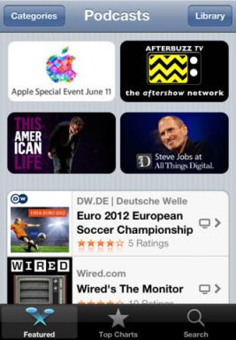 Podcasts - una nueva aplicación independiente para podcasts de Apple