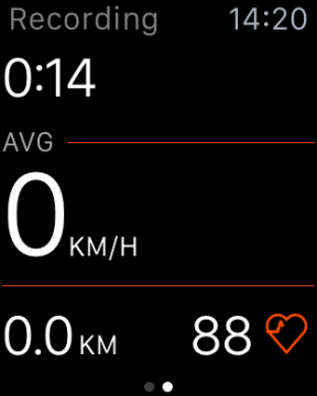 Una iOS aplicación actualizada Strava utiliza el reloj de Apple como Cardiosensor