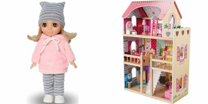 Que regalar a una niña de 5 años por su cumpleaños: una muñeca o una casa de muñecas