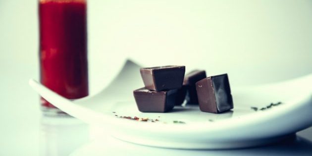 El chocolate negro: un derrame cerebral