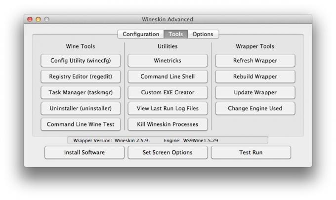 Herramientas de software para entorno de shell software de configuración adicional