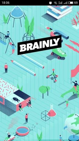 Brainly: la pantalla principal