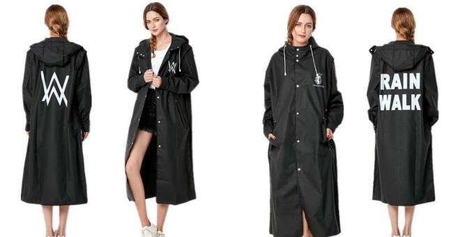 impermeable de las mujeres