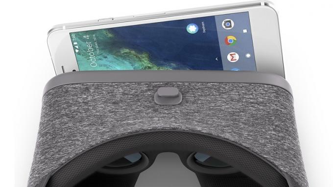 google-pixel-smartphone y ensoñación-vista-vr-auricular