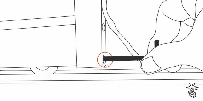 Reparación de guardarropas: las puertas son difíciles de abrir