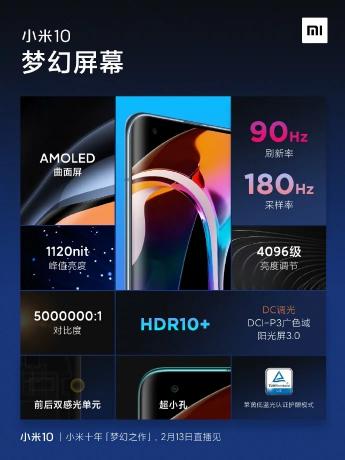 características Xiaomi Mi 10