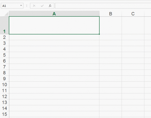 la transferencia forzada de texto en una celda en Excel