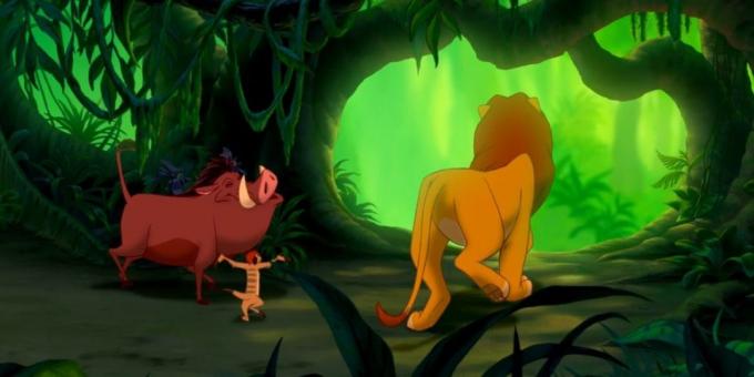 Dibujos animados "El Rey León": representaciones realistas de animales