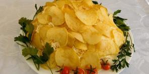 7 ensaladas interesantes con chips