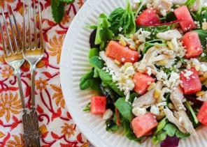 Recetas: 5 rápida y saludable ensalada con la sandía