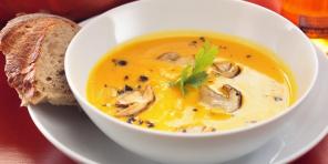 10 Sopa de calabaza con brillante color, sabor y aroma