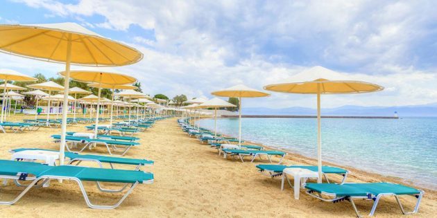 Hoteles para familias con niños: Bomo Palmariva Beach 4 *, Evia, Grecia