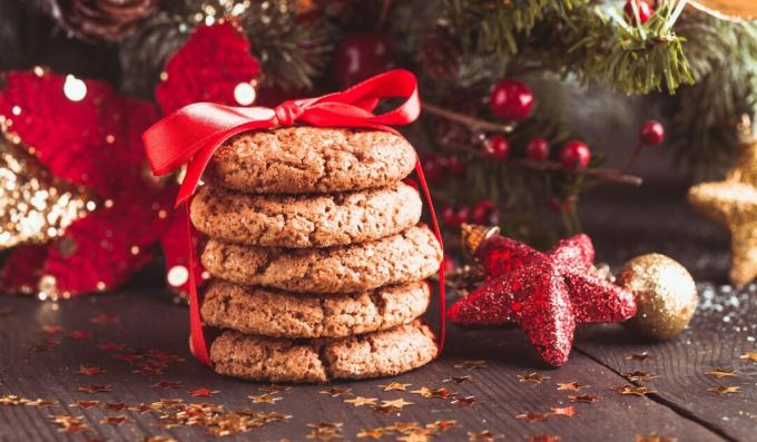 Galleta de jengibre de avena rápida