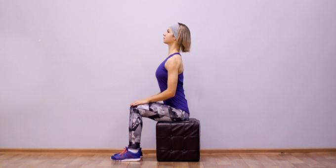 ejercicios de flexibilidad: parte posterior estiramiento