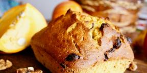 Pan de calabaza con nueces y especias