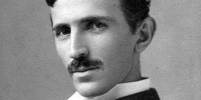 Nikola Tesla como hombre joven