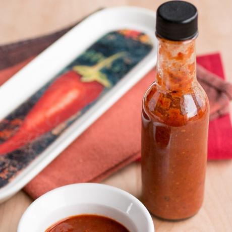 salsas picantes: la salsa de chile muy picante