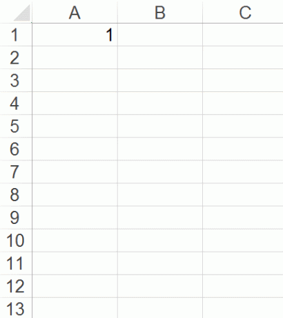 los números de Autocompletar en Excel