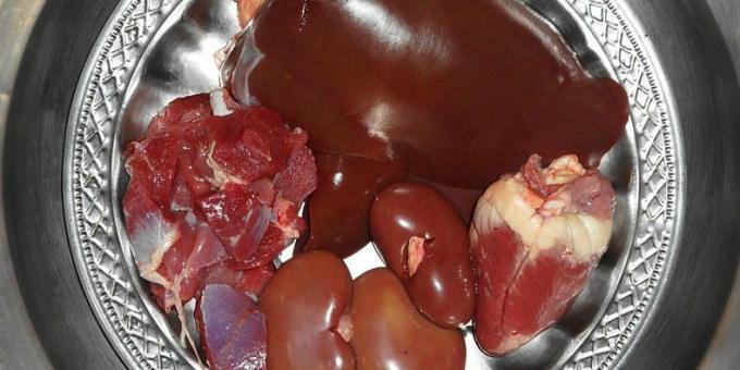 Qué alimentos son ricos en hierro: hígado y otros subproductos