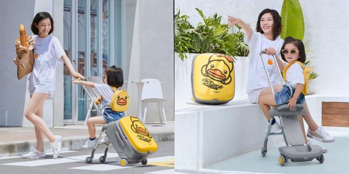 Xiaomi una silla de ruedas maleta para viajar con el niño