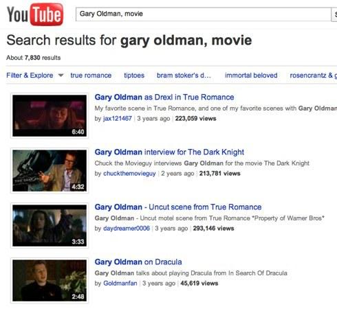 Gary Oldman, película