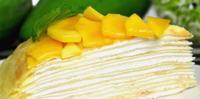 Recetas: Torta Crepe con crema cuajada