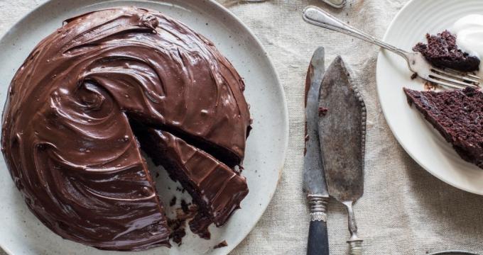 pastel de chocolate en el microondas