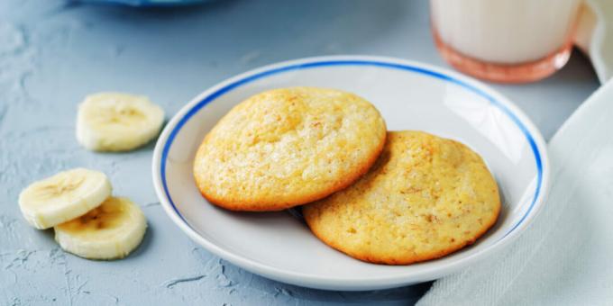 Galletas De Plátano Sencillas