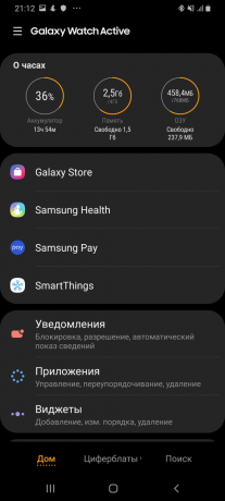 Galaxy Samsung reloj activo: Galaxy usable