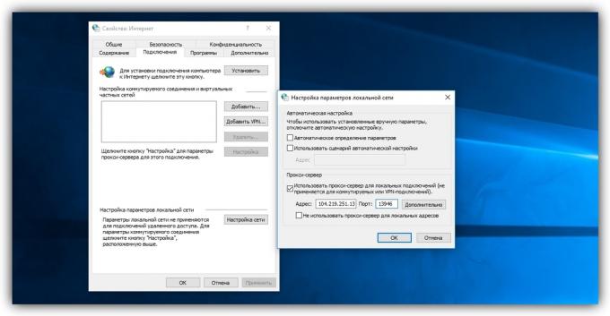 Cómo configurar un proxy en Windows 7 y mayores