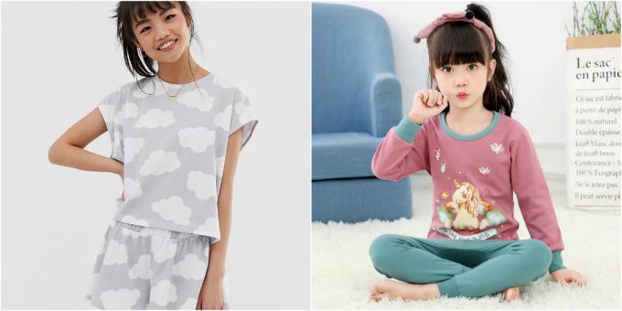Regalos para las niñas el 8 de marzo: pijamas