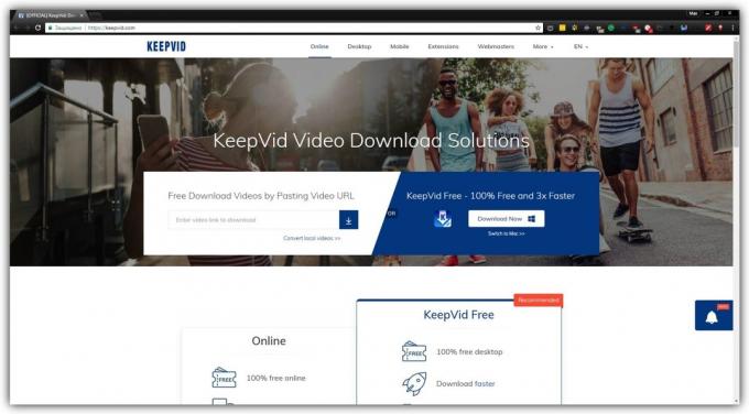 Cómo descargar videos sin programar: KeepVid