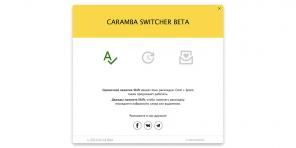 Caramba Switcher interruptor de diseño vino en MacOS