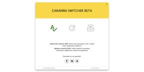 Caramba Switcher interruptor de diseño vino en MacOS