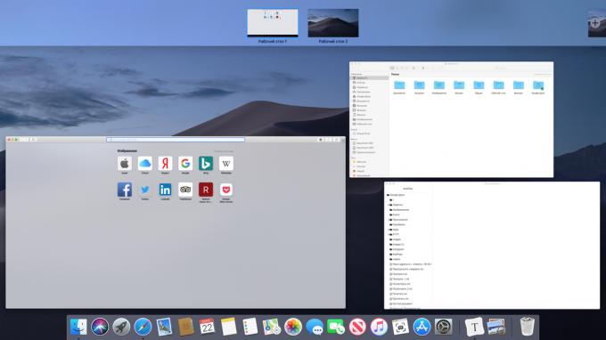 Configurar en escritorios virtuales Mac