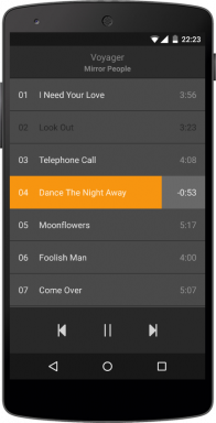 - mezclas muy simples y un poco de reproductor de música única para Android