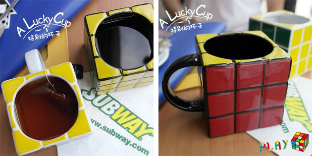 Taza divertida: Cubo de Rubik Taza